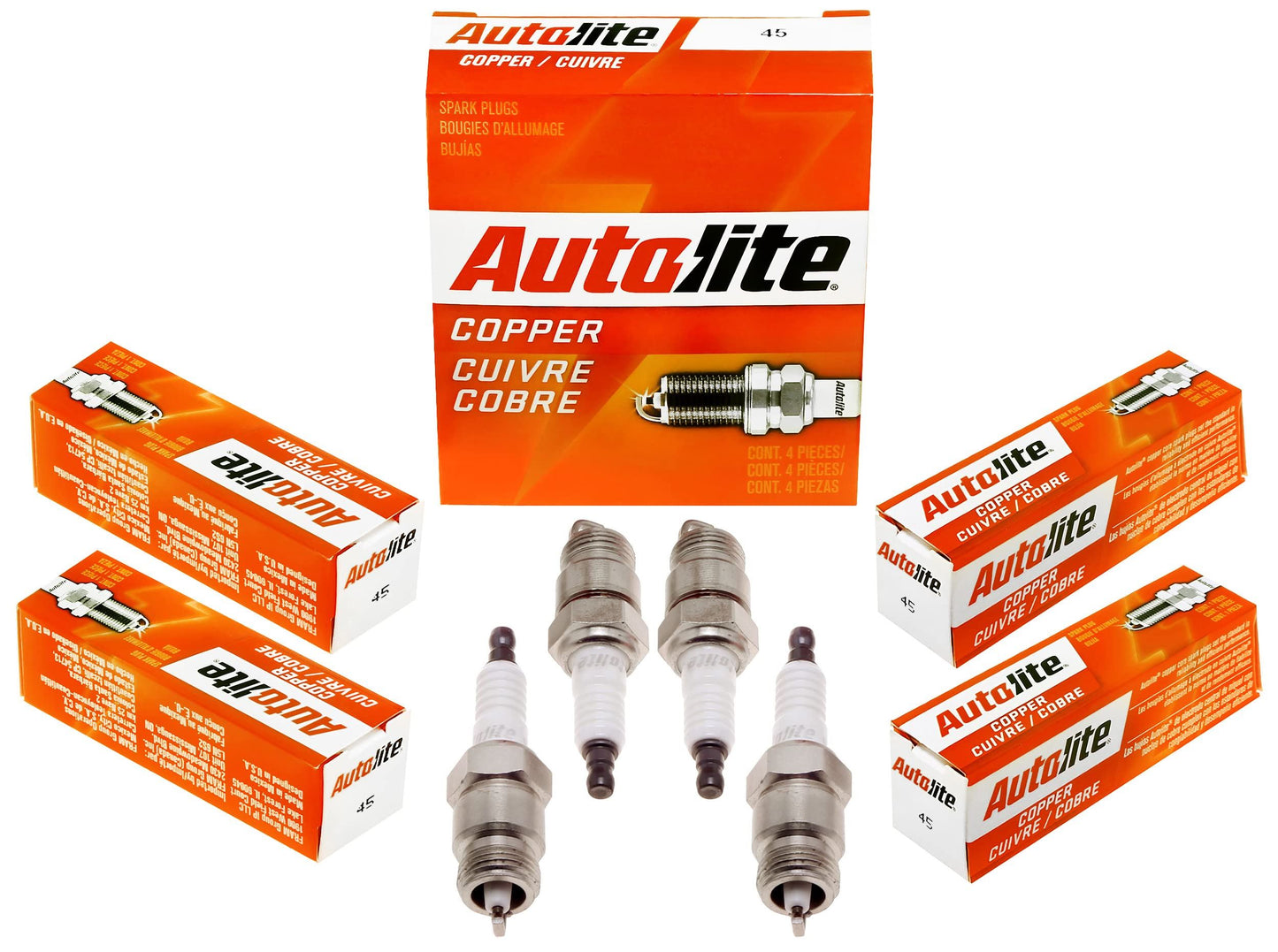 AUTOLITE 45 (LOT DE 4)