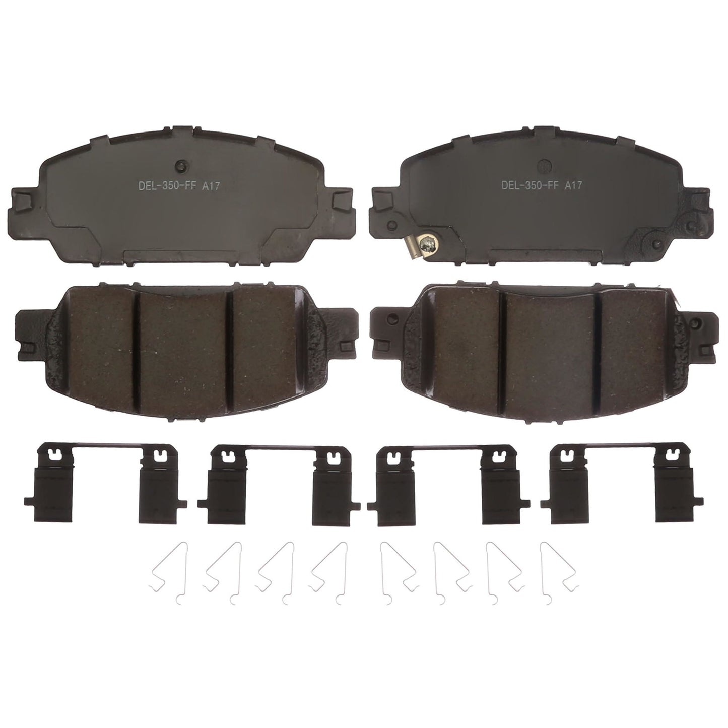 ACDelco Professional Durastop 17D1860CH Jeu de plaquettes de frein à disque