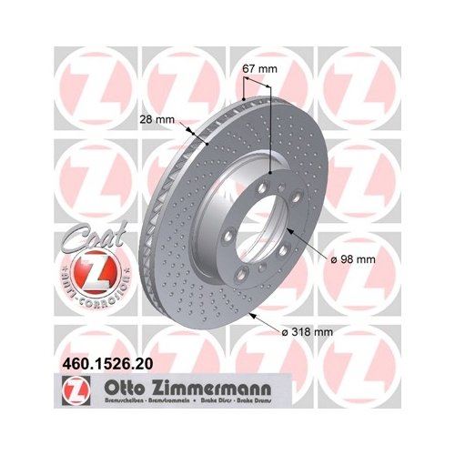 Zimmermann 460152620 (Pack of 2)