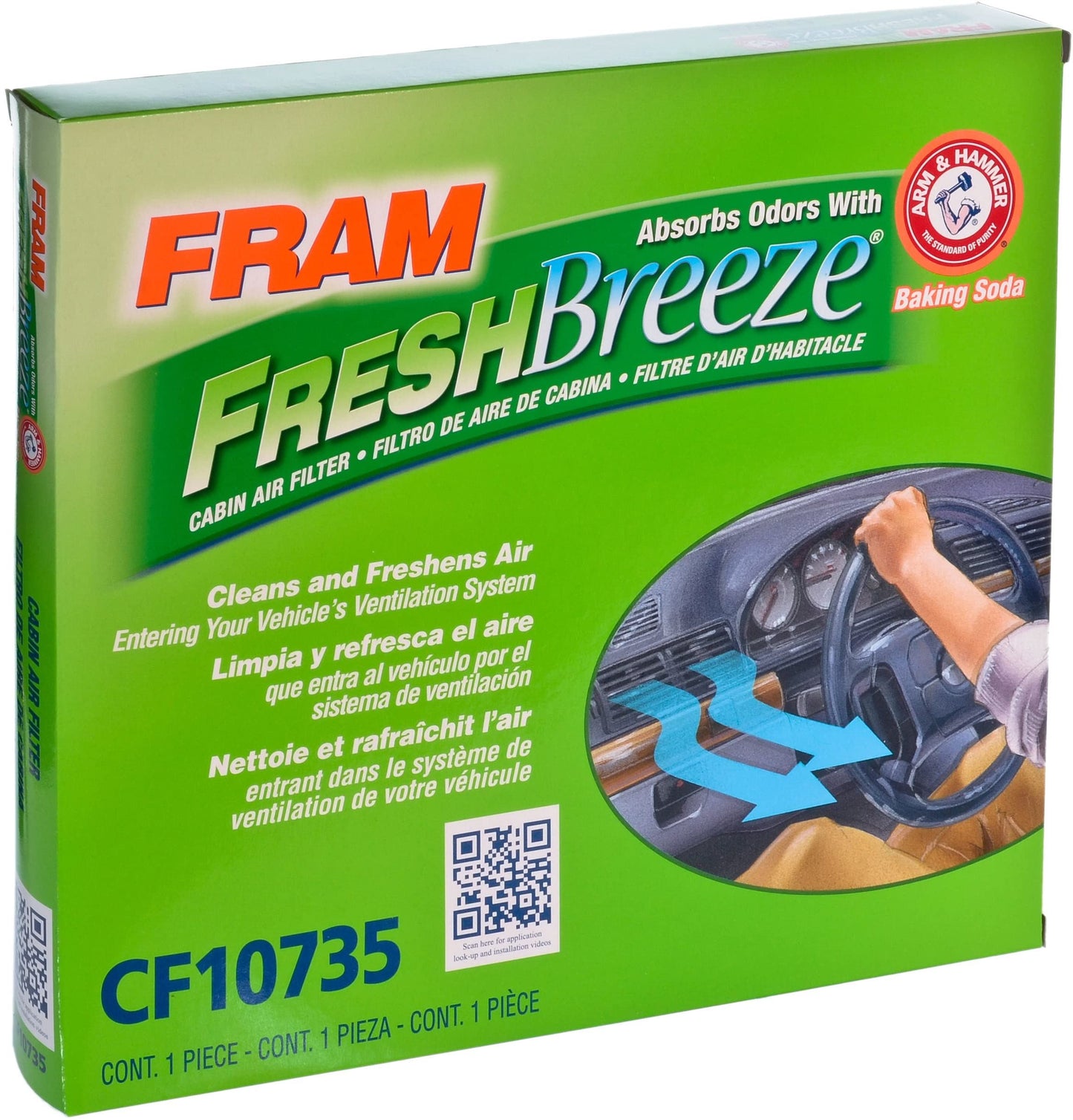 Filtro de aire de cabina Fram CF10735
