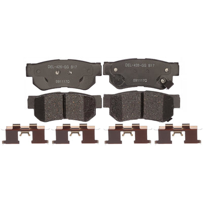 ACDelco Professional Durastop 17D813CH Juego de pastillas de freno de disco