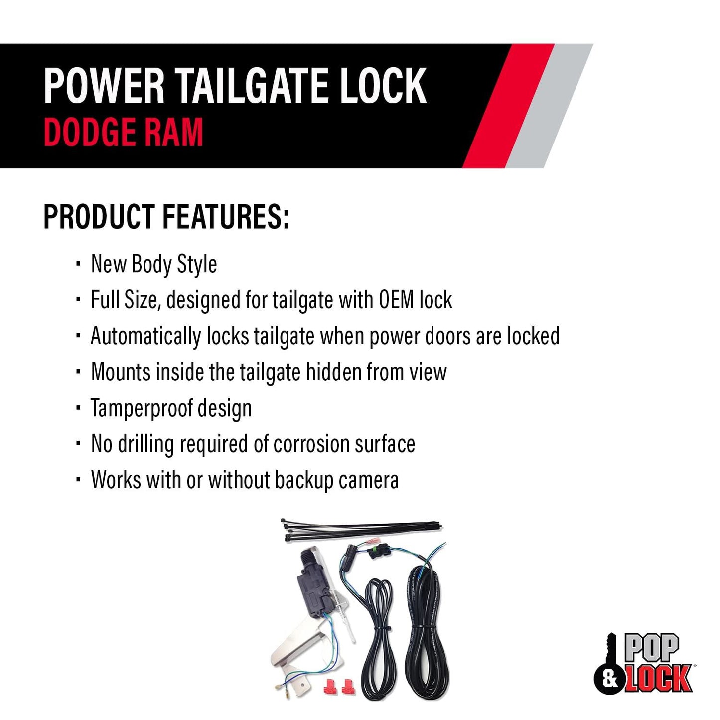 POP &amp; LOCK PL8350 Cerradura para portón trasero