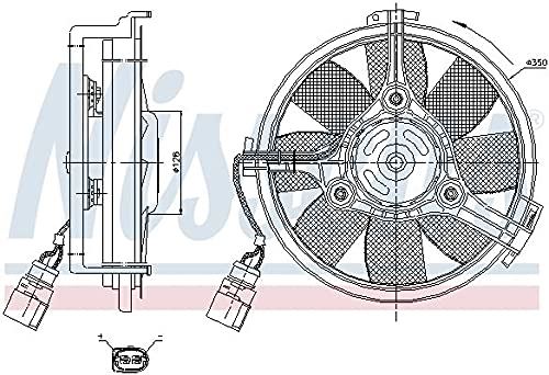 Nissens North America 85547 Ventilador de refrigeración del motor
