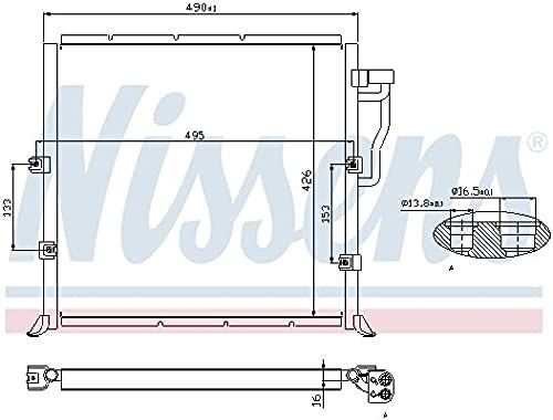 Nissens North America 94157 A/C Condenser