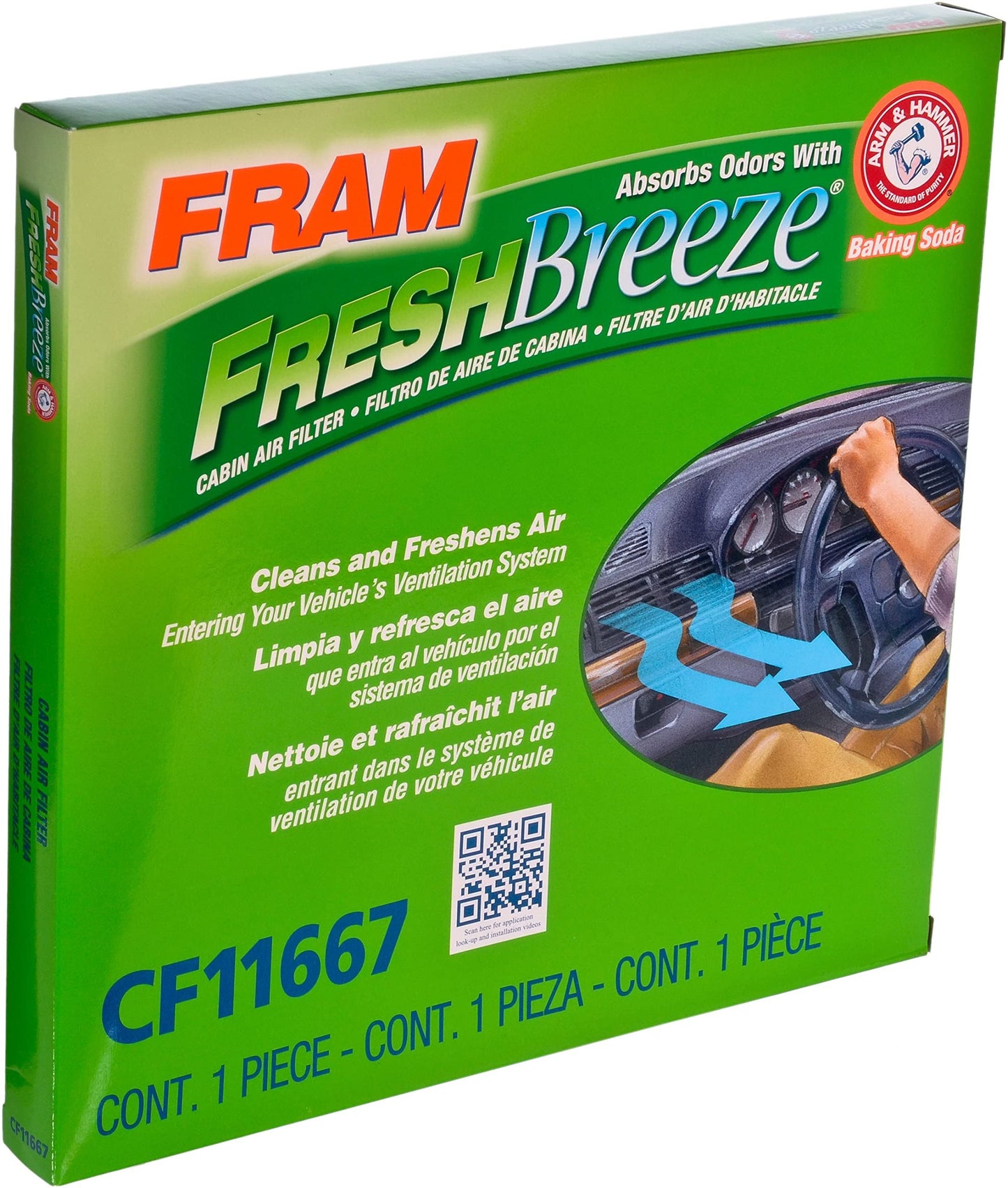 Fram CF11667 Filtro de aire de cabina