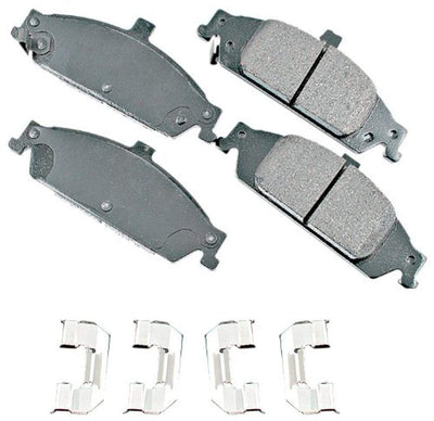 Akebono ACT727 Jeu de plaquettes de frein à disque