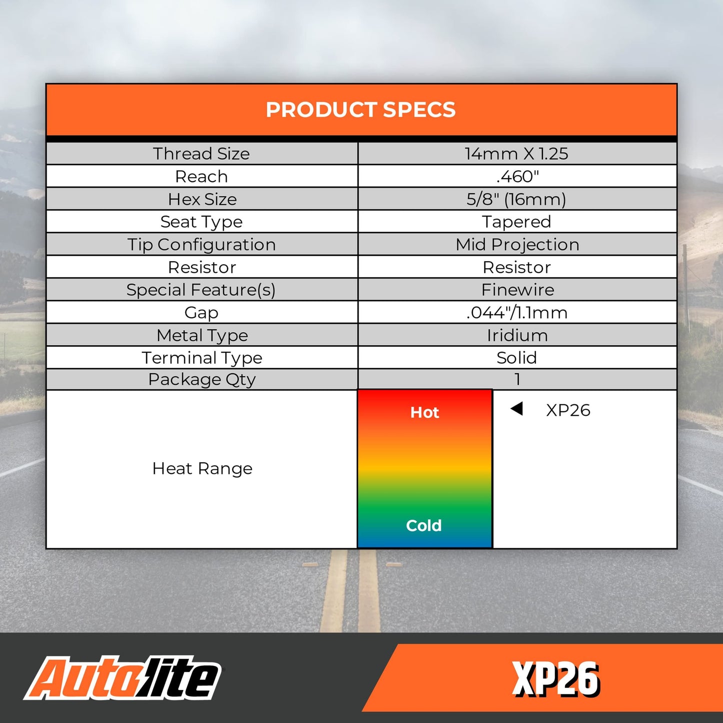 AUTOLITE XP26 (LOT DE 4)
