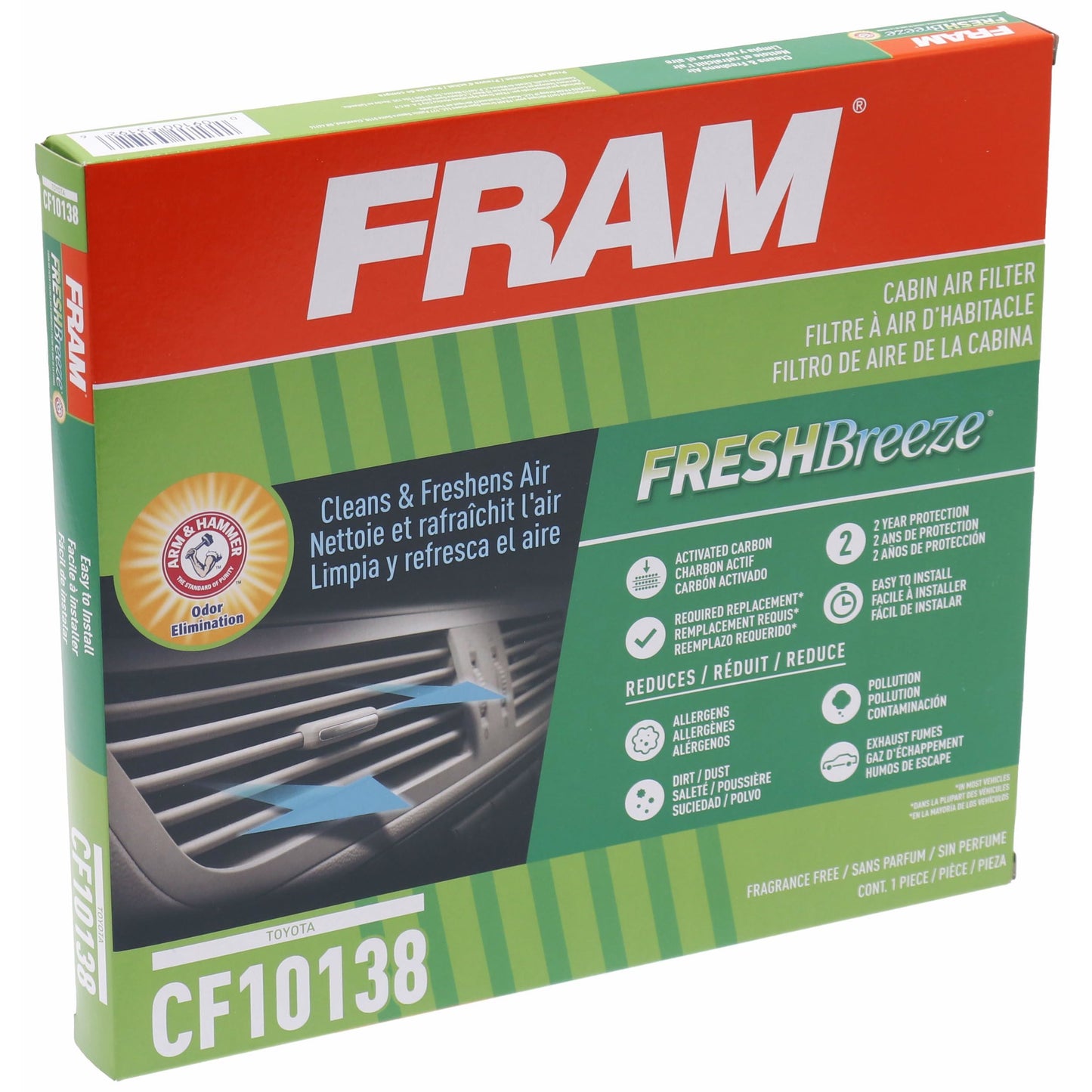 Filtre à air d'habitacle Fram CF10138