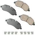 Juego de pastillas de freno de disco Akebono ASP1774
