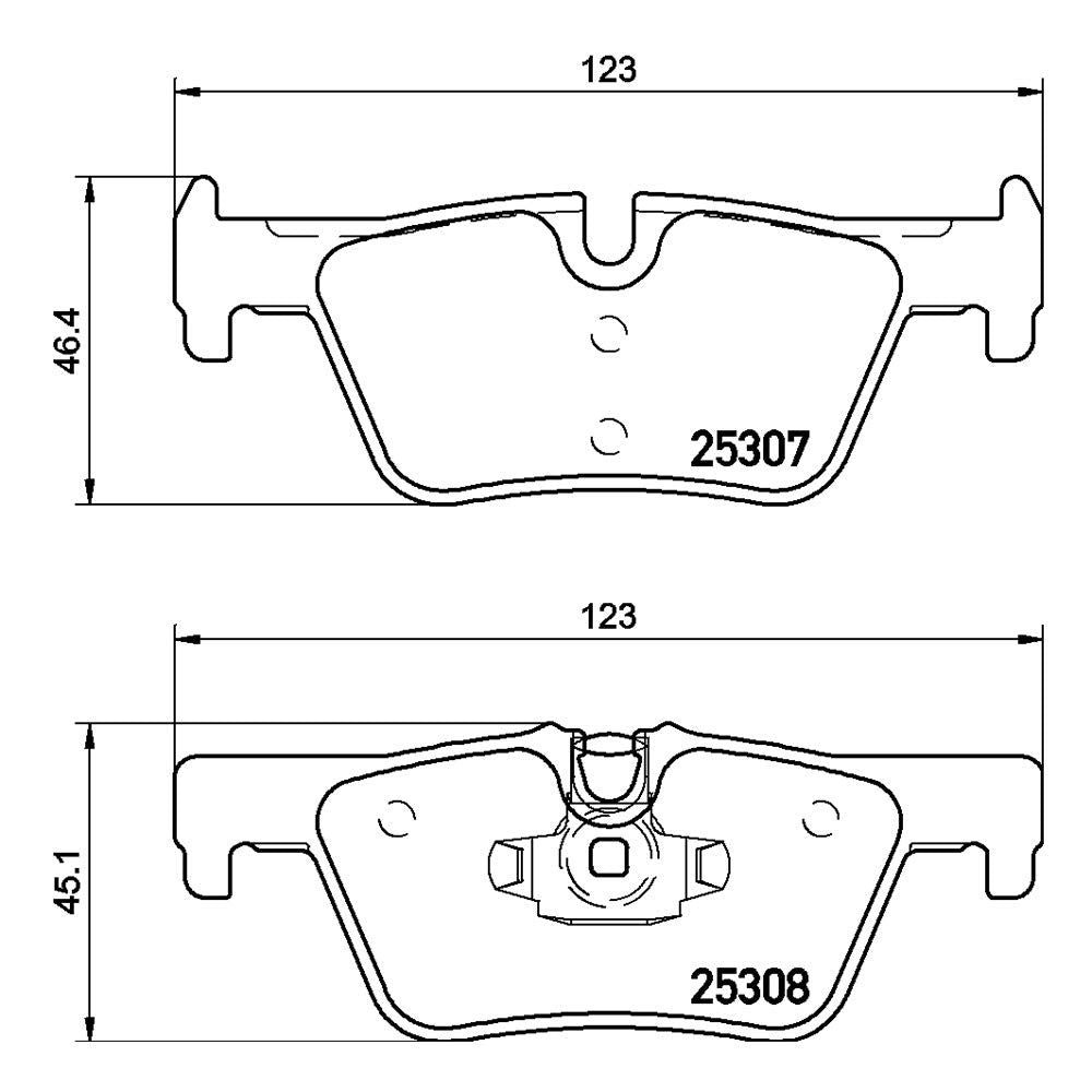 Hella-PAGID 355019971 Disc Brake Pad Set