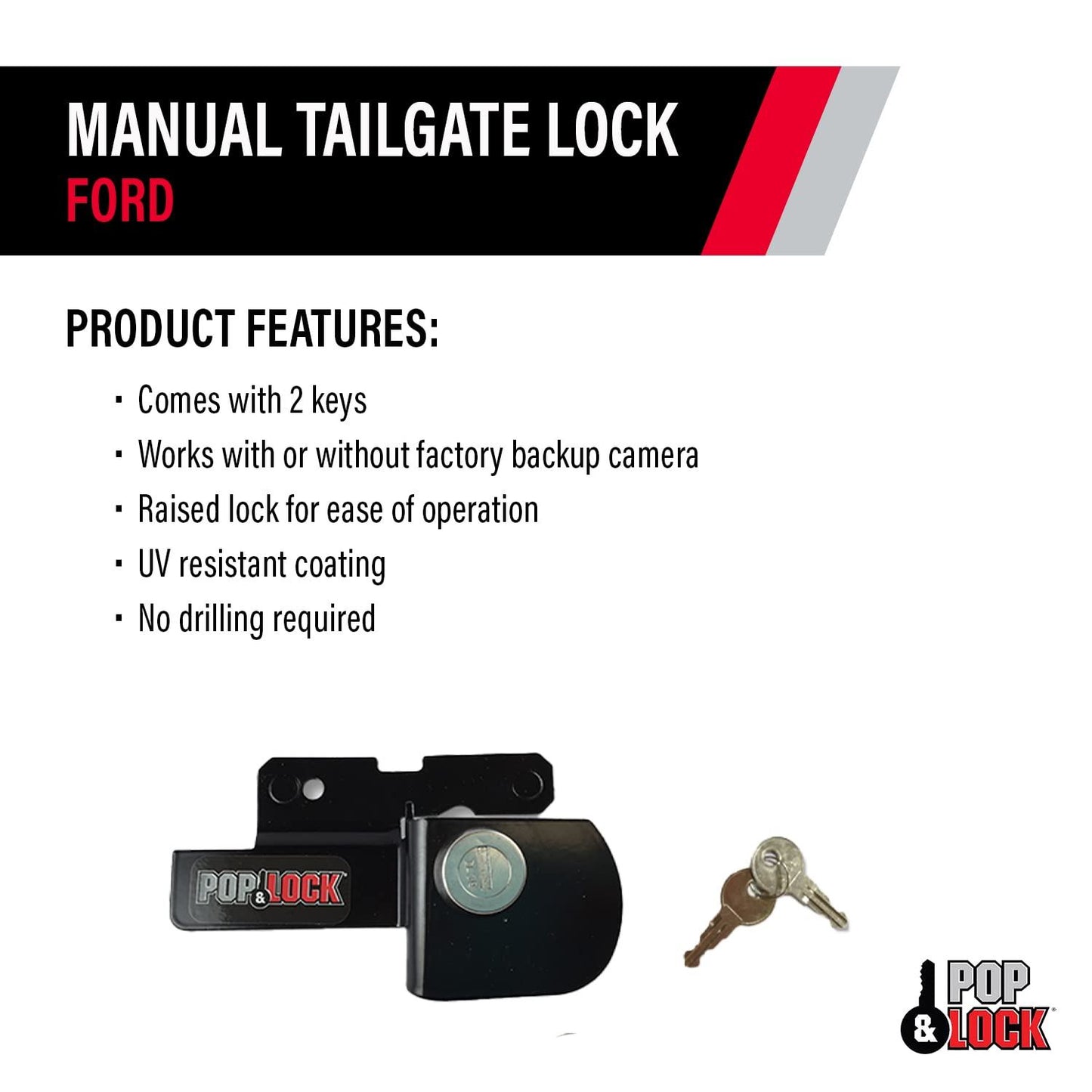 POP &amp; LOCK PL2500 Serrure de hayon