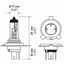 Hella H4 130/90W Headlight Bulb