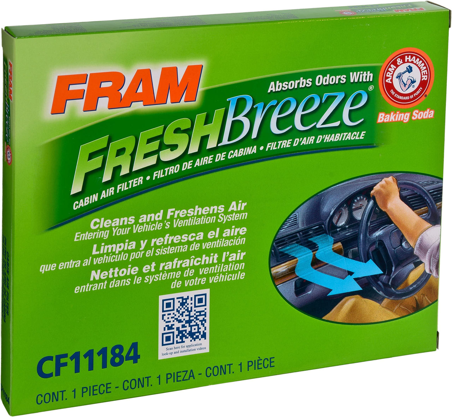 Filtro de aire de cabina Fram CF11184