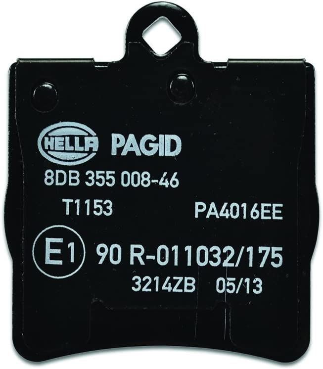Hella-PAGID 355008461 Jeu de plaquettes de frein à disque