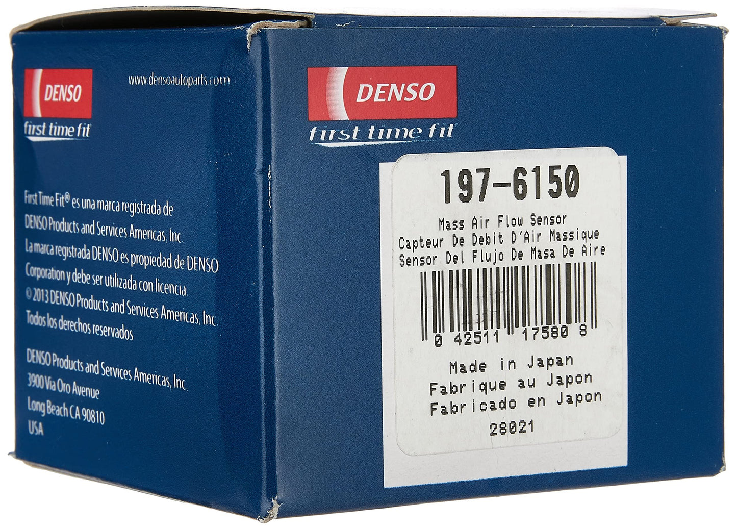Denso 197-6150 Mass Air Flow Sensor