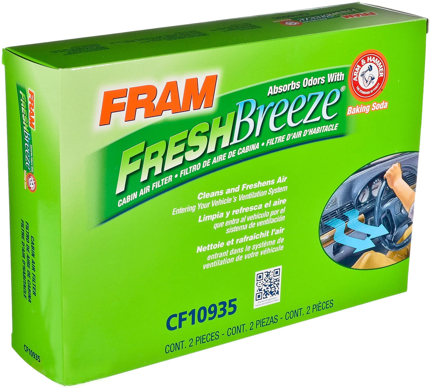 Filtre à air d'habitacle Fram CF10935