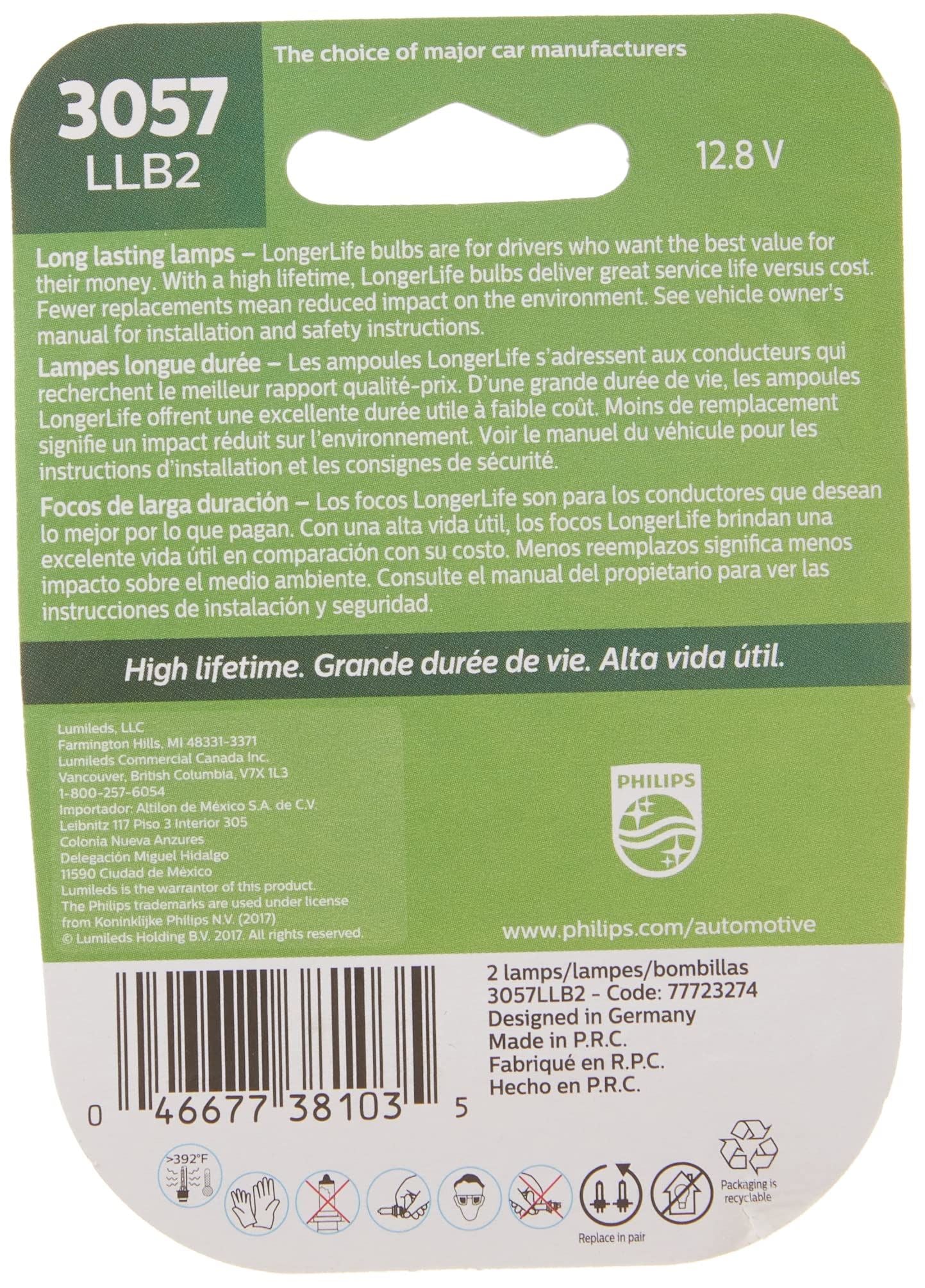 Philips 3057LLB2 Ampoule de feu arrière