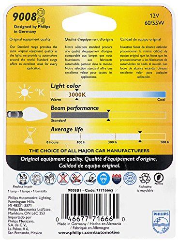 Bombilla para faros delanteros Philips 9008B1