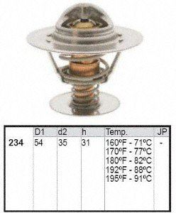 Termostato de refrigerante del motor Motorad 234-192
