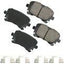 Akebono EUR1018B Disc Brake Pad Set