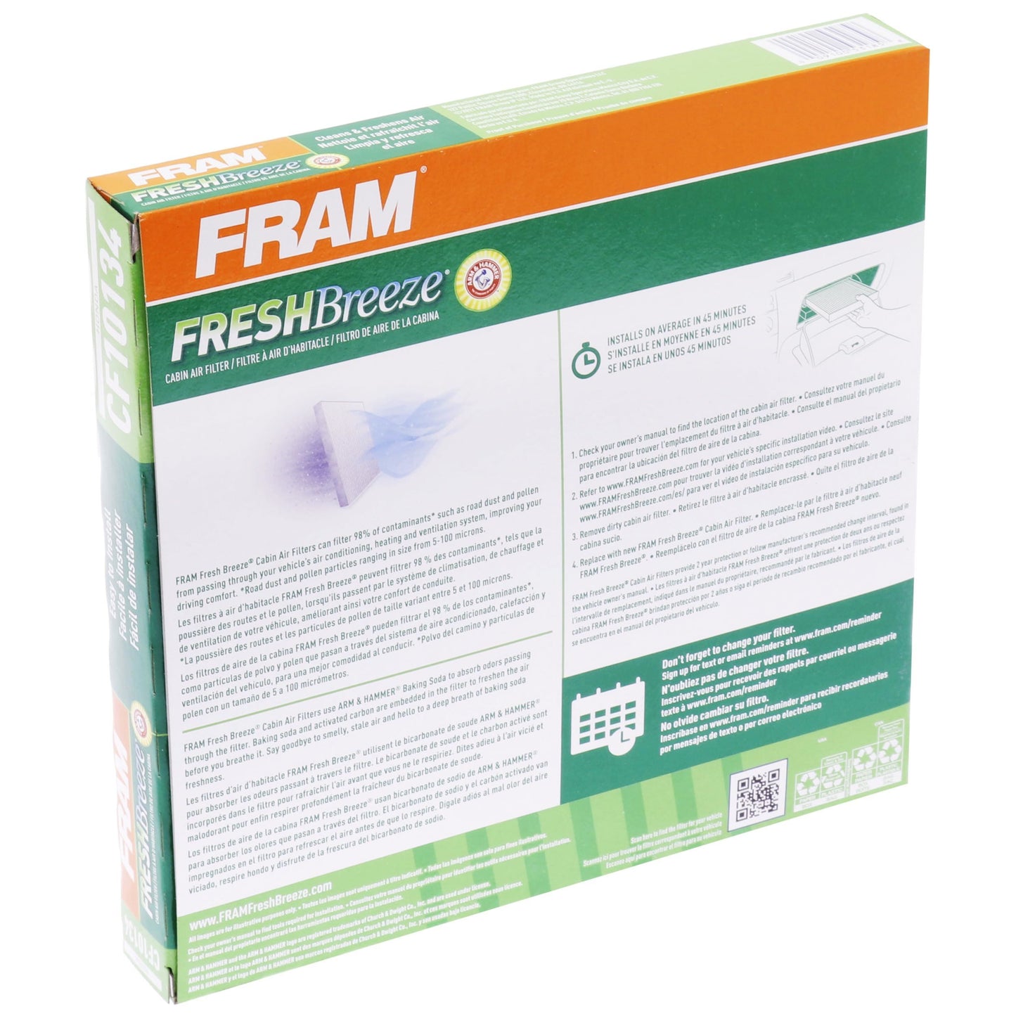 Fram CF10134 Cabin Air Filter