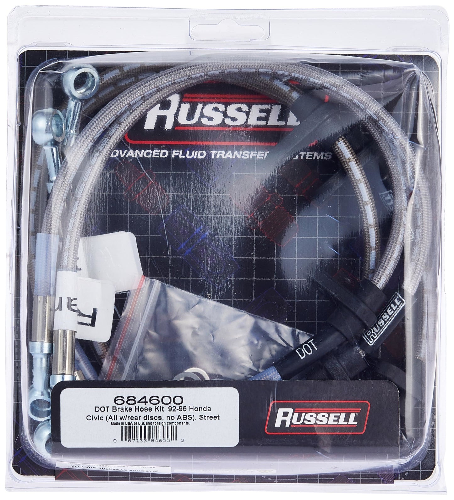 Russell 684600 Kit de manguera hidráulica de freno