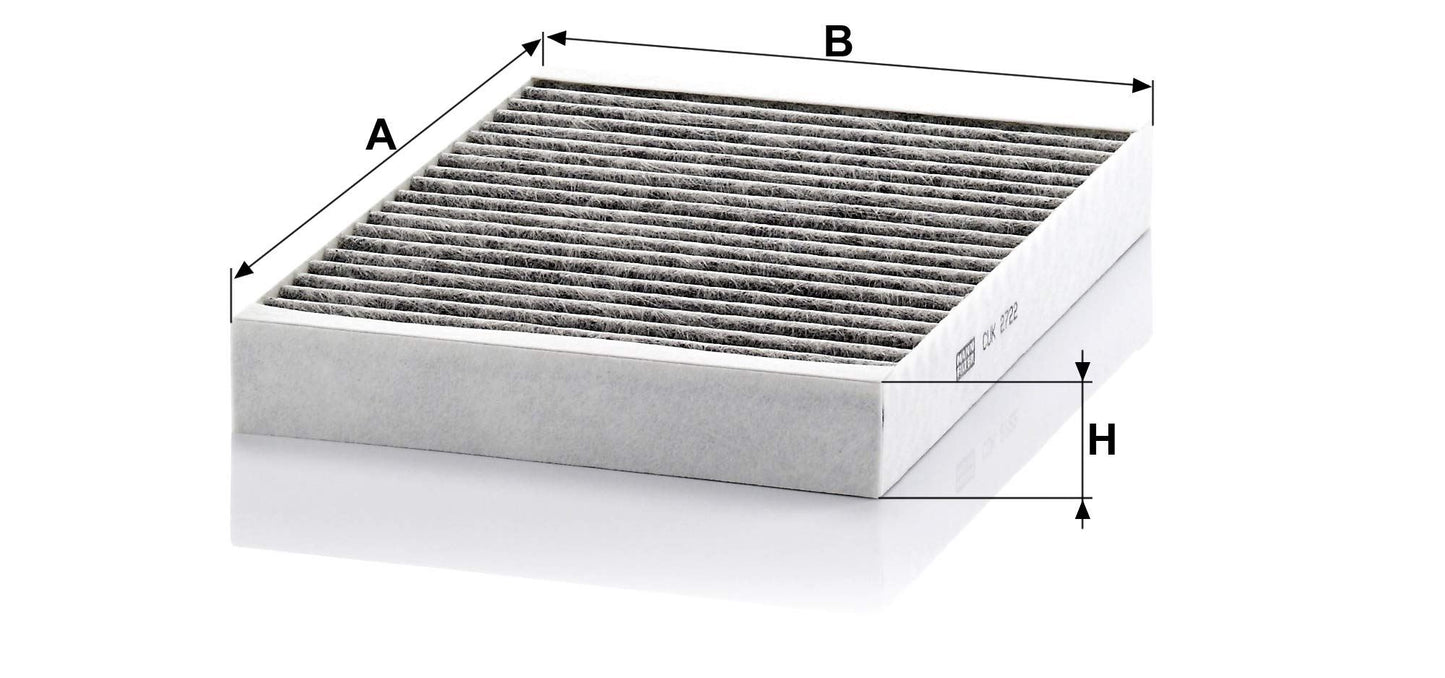 MANN-FILTER CUK 2722-2 Filtro de aire de cabina