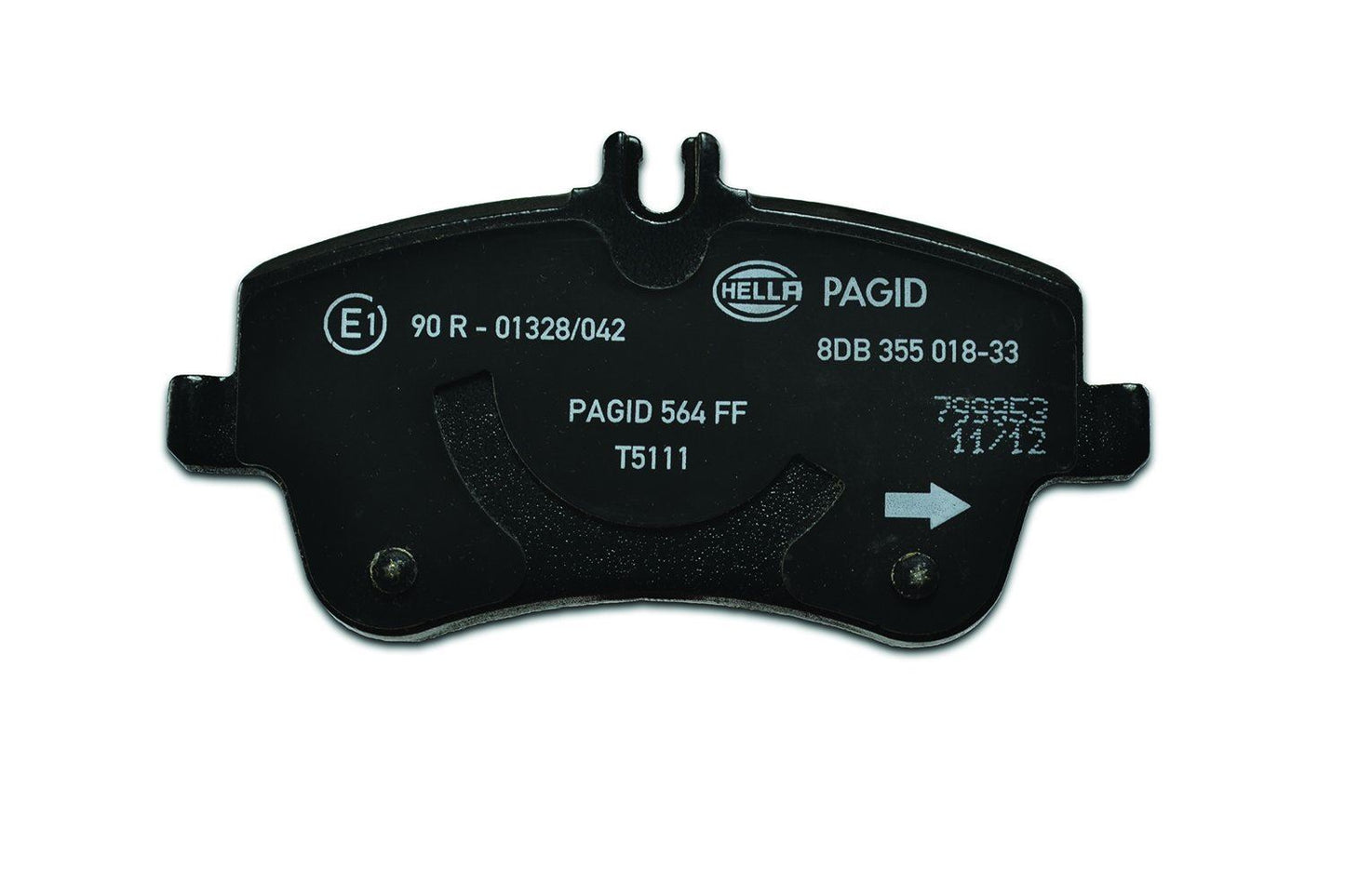 Hella-PAGID 355018331 Jeu de plaquettes de frein à disque