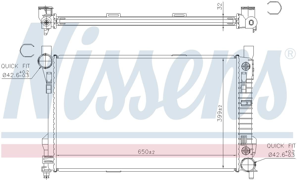 Nissens North America 62786A Radiator