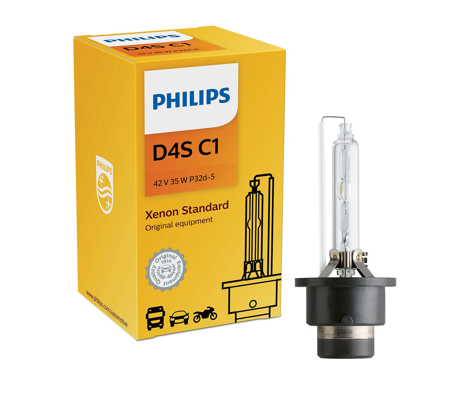 Ampoule de phare Philips D4SC1