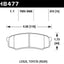 HAWK PERFORMANCE HB477F.610 Disc Brake Pad Set