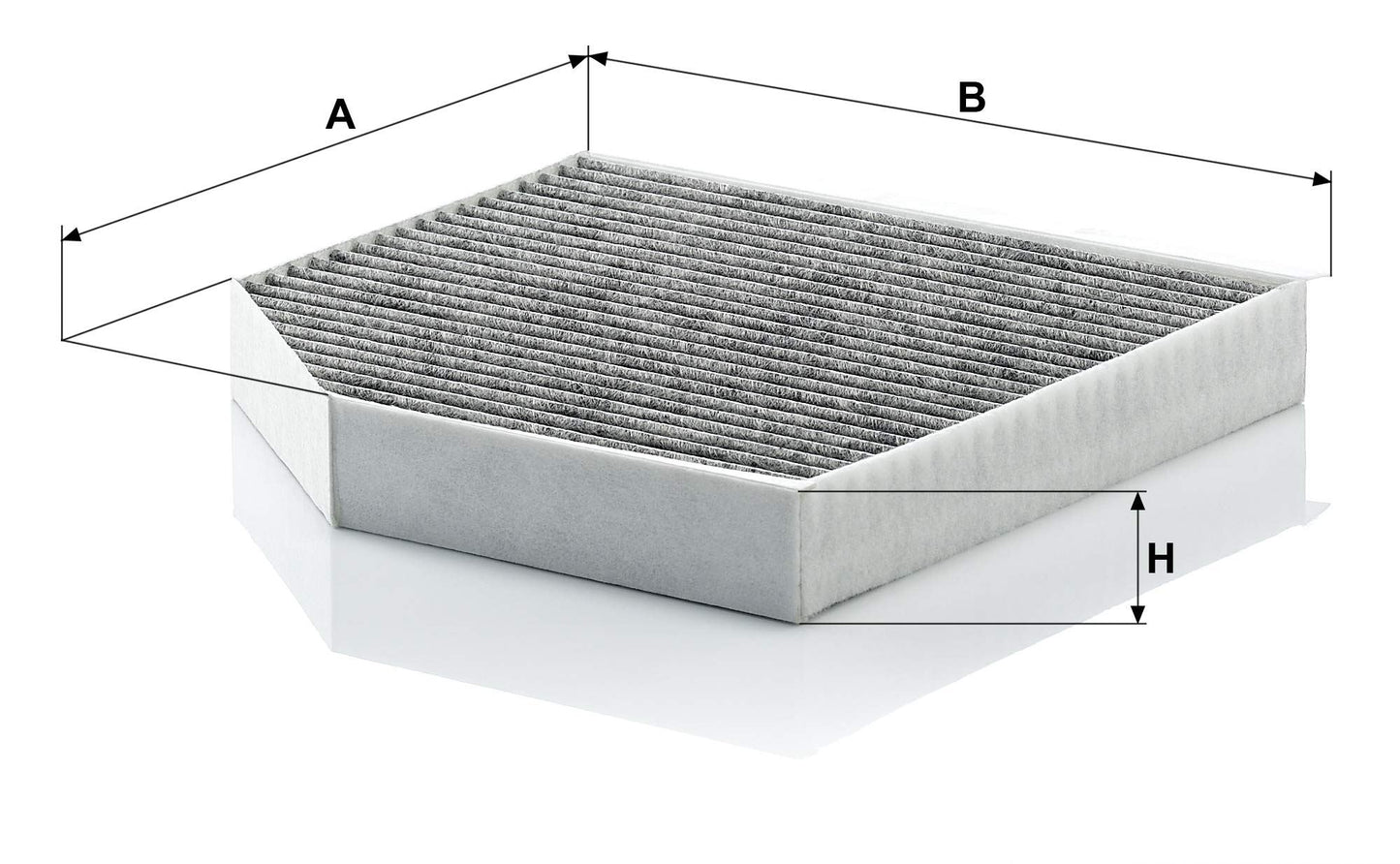MANN-FILTER CUK 2641 Filtro de aire de cabina