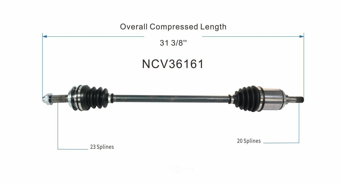 GSP North America NCV36161 CV Axle Assembly