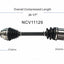 GSP North America NCV11129 CV Axle Assembly