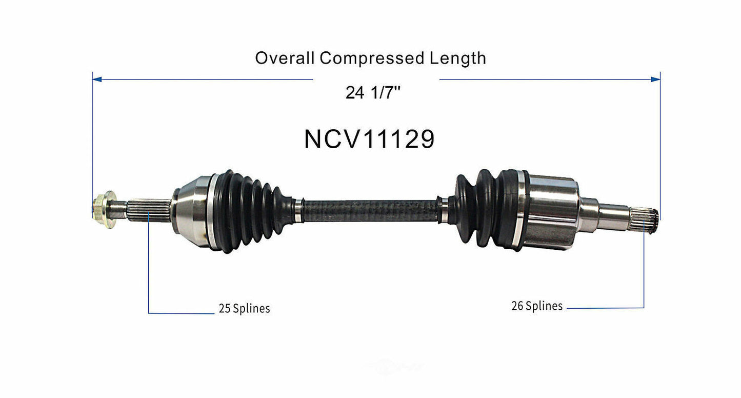 GSP North America NCV11129 CV Axle Assembly