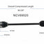 GSP North America NCV69520 CV Axle Assembly