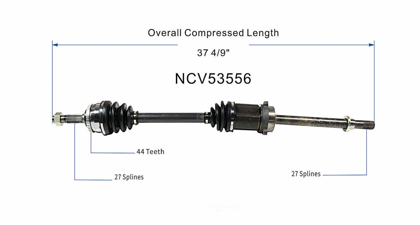GSP North America NCV53556 CV Axle Assembly