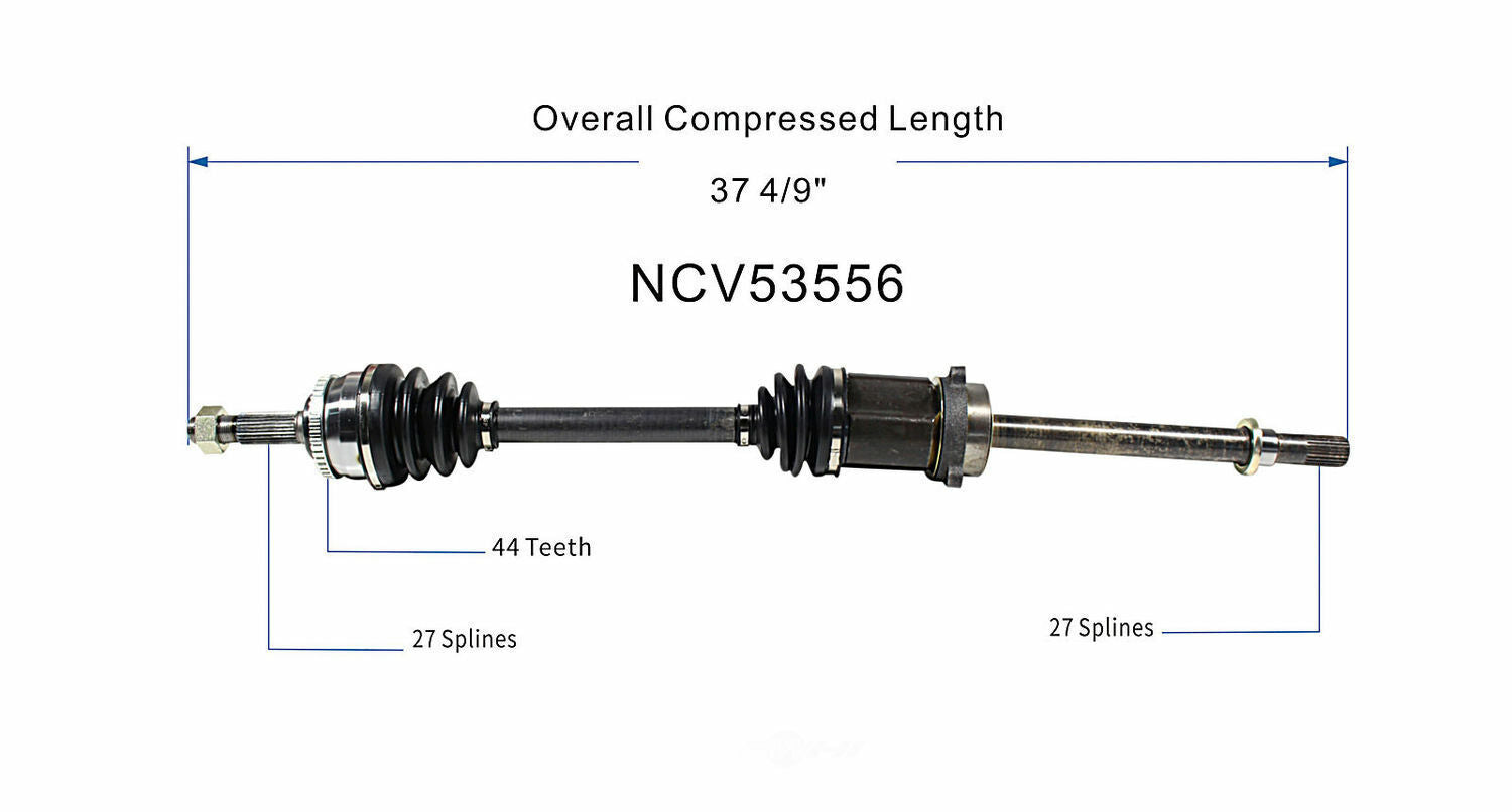 GSP North America NCV53556 CV Axle Assembly