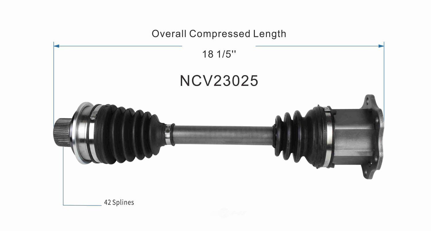 GSP North America NCV23025 CV Axle Assembly