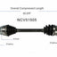 GSP North America NCV51505 CV Axle Assembly