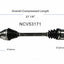 GSP North America NCV53171 CV Axle Assembly