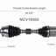 GSP North America NCV16000 CV Axle Assembly