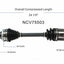 GSP North America NCV75503 CV Axle Assembly