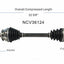 GSP North America NCV36124 CV Axle Assembly
