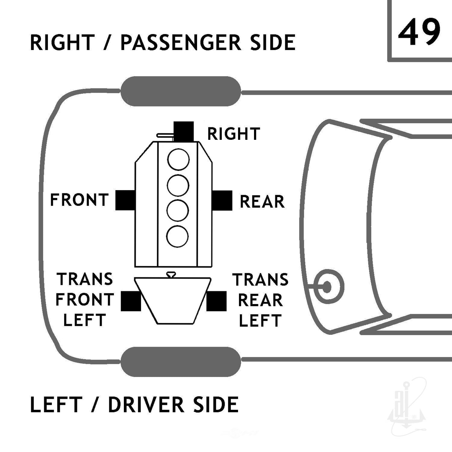 Anchor 10117 Engine Mount