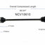 GSP North America NCV10610 CV Axle Assembly