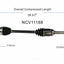 GSP North America NCV11188 CV Axle Assembly
