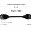 GSP North America NCV47538 CV Axle Assembly