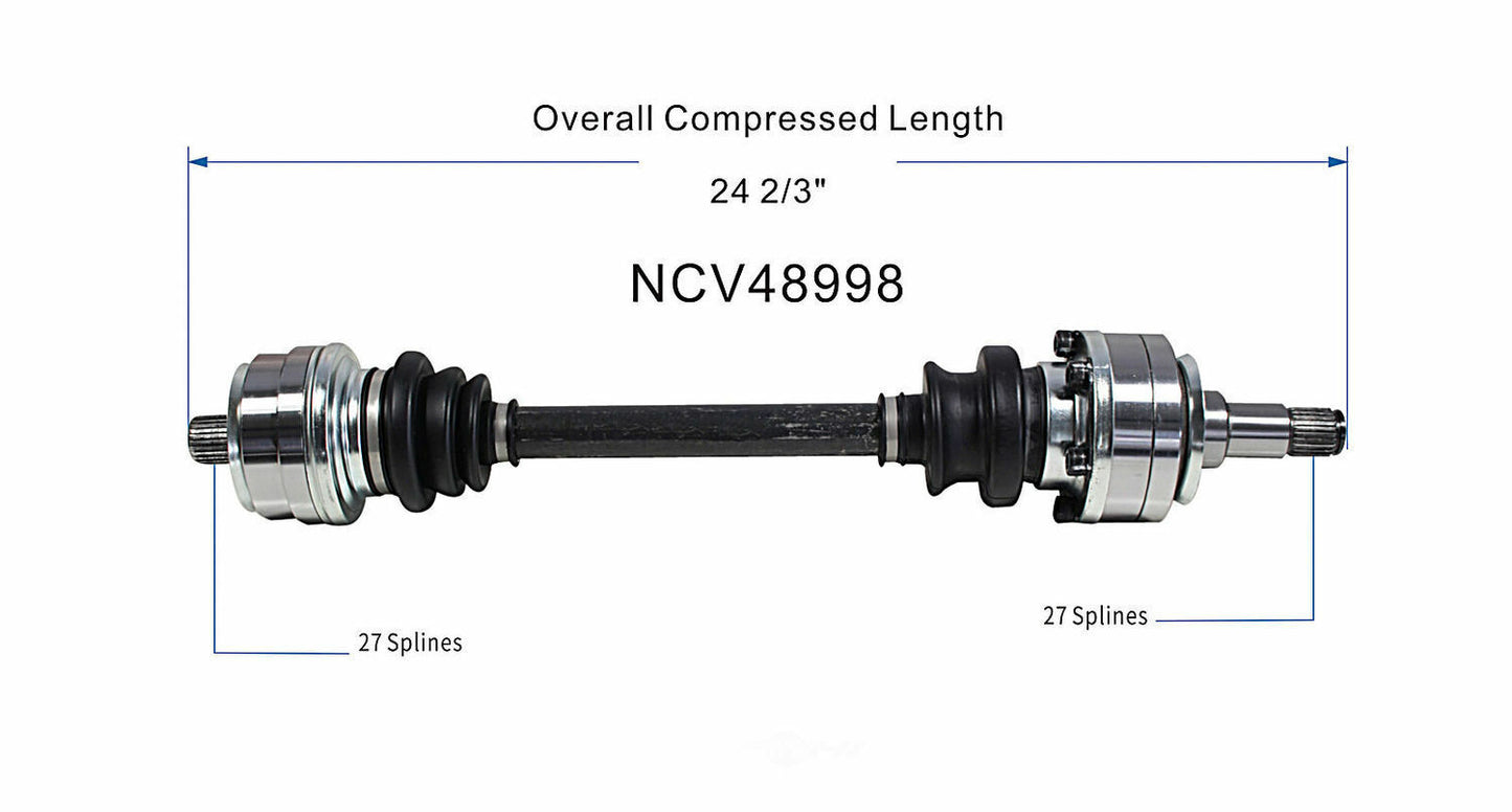 GSP North America NCV48998 CV Axle Assembly