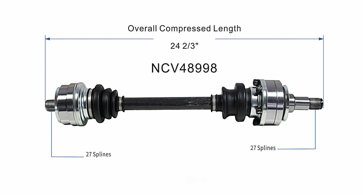 GSP North America NCV48998 CV Axle Assembly